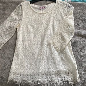 White Lace Top